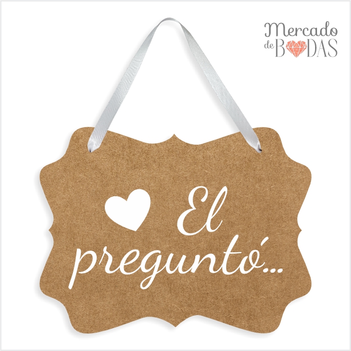 CARTEL LABEL EL PREGUNTO