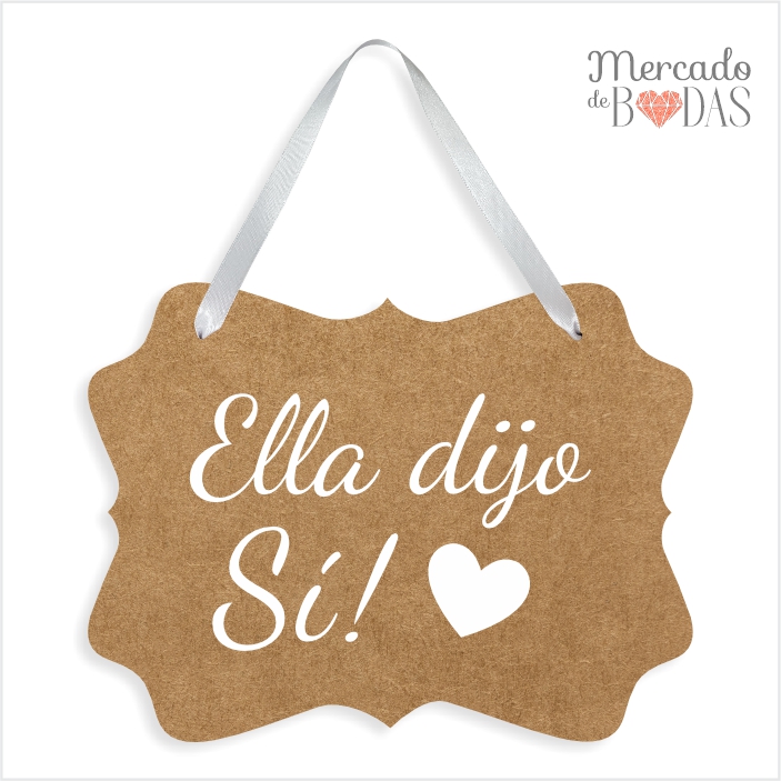 CARTEL LABEL ELLA DIJO SI