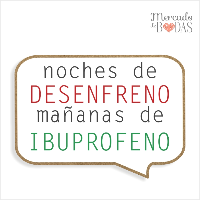 Carteles para fotos de boda motivo 2d