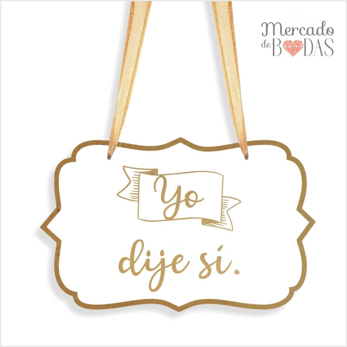 Decoracion sillas boda yo dije si blanco