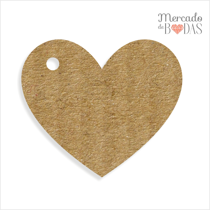 Tarjeta de carton corazon