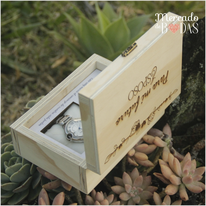 COFRE RELOJ DE COMPROMISO PARA NOVIO 2